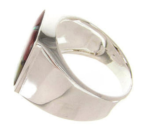 Native American Design Jewelry Multicolor Ring Size 9-3/4 YS64581